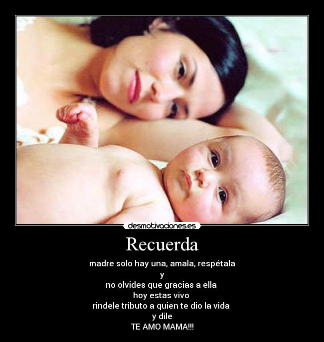 mamá solamente mamá solamente