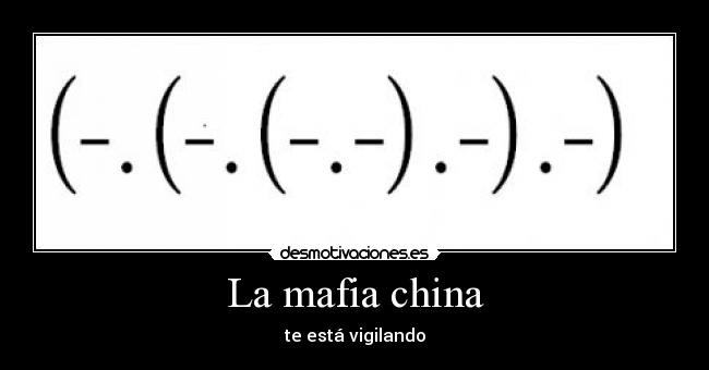 La mafia china -