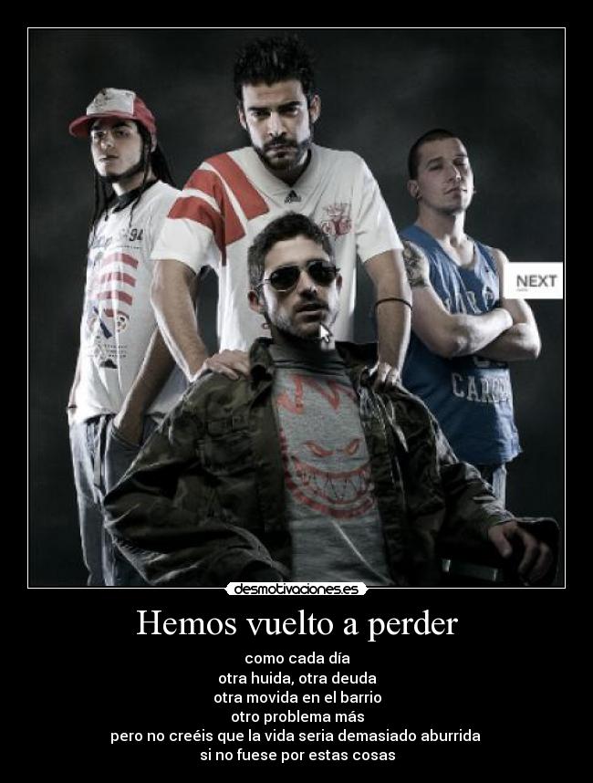 Hemos vuelto a perder -