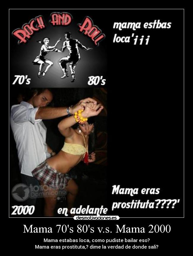 carteles mama reggaton rock desmotivaciones