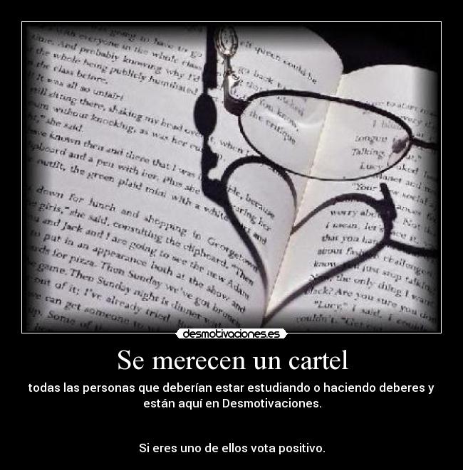 Se merecen un cartel -