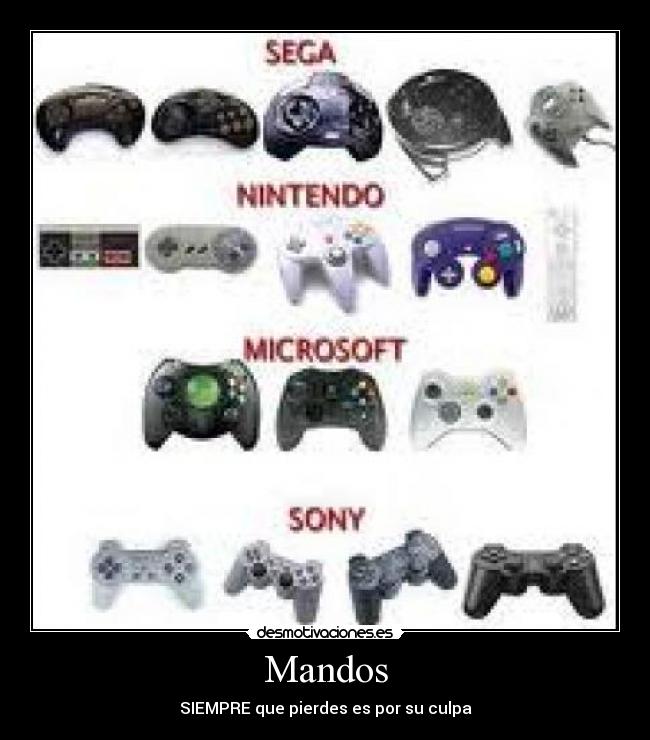 Mandos - SIEMPRE que pierdes es por su culpa