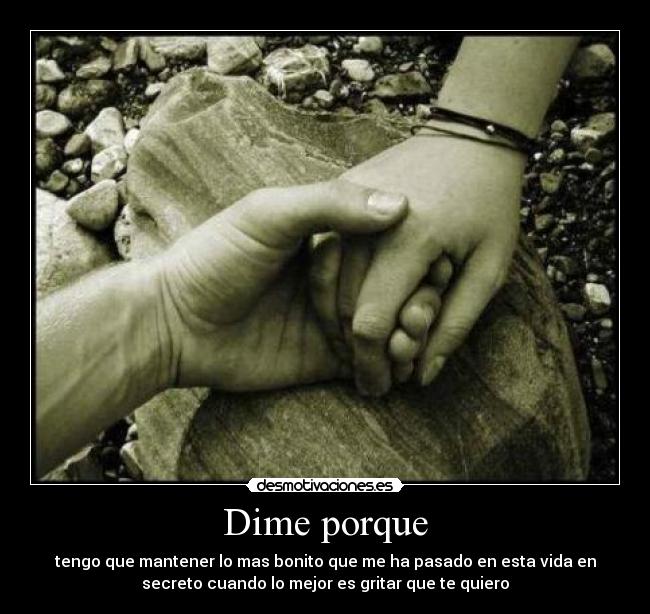 Dime porque - 