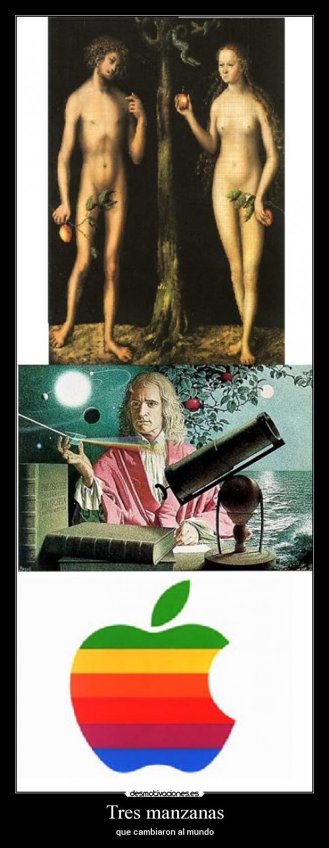 Tres manzanas - que cambiaron al mundo