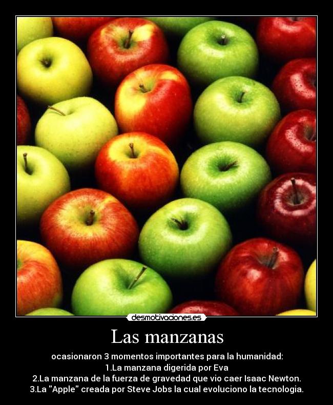 Las manzanas -