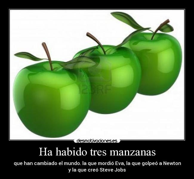 Ha habido tres manzanas - 