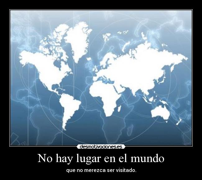 No hay lugar en el mundo -
