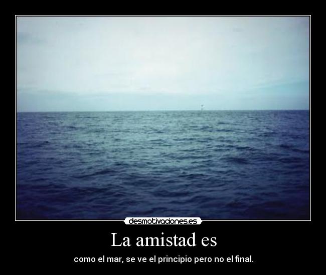 La amistad es -