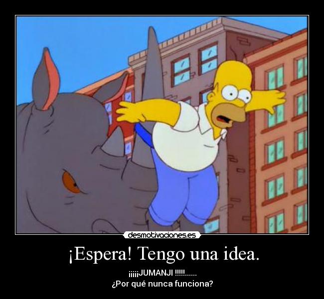 carteles homer simpson zoo funciona idea bart lisa rinoceronte desmotivaciones