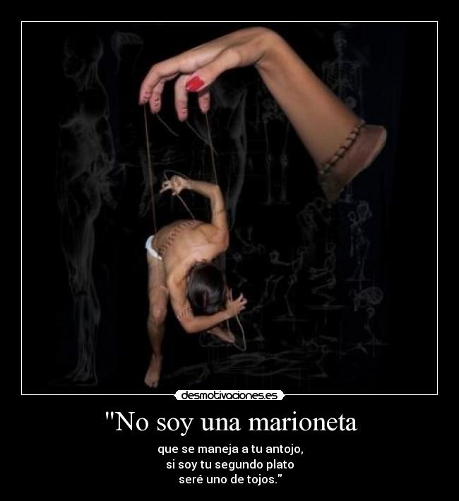 No soy una marioneta -
