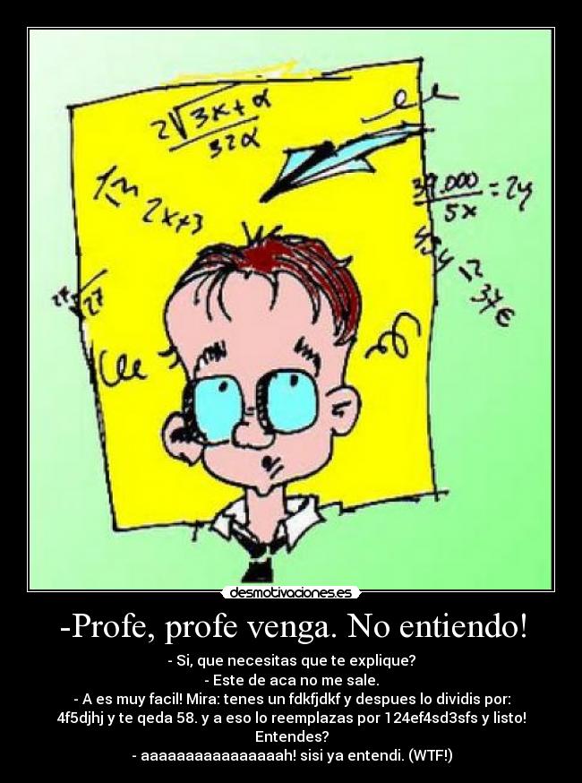 carteles profe profe desmotivaciones