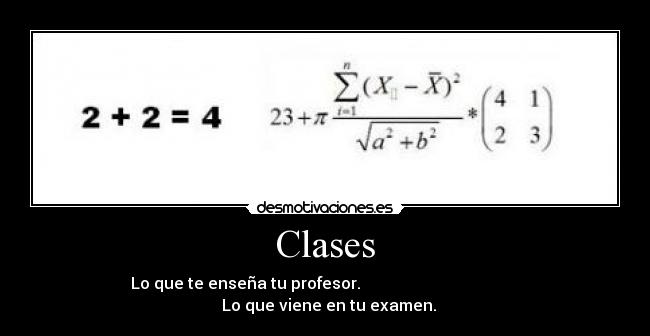 Clases - 