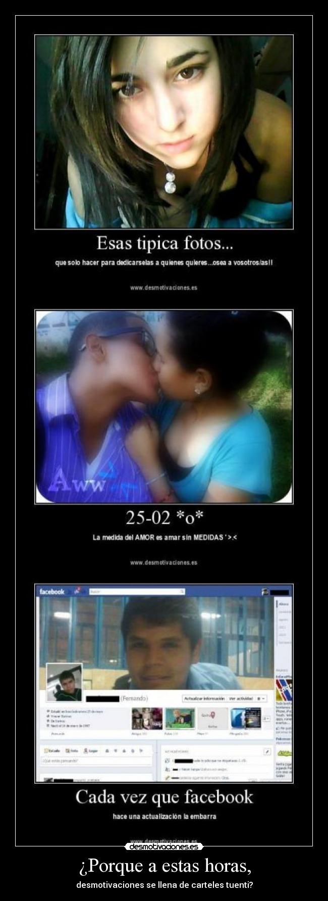 ¿Porque a estas horas, -