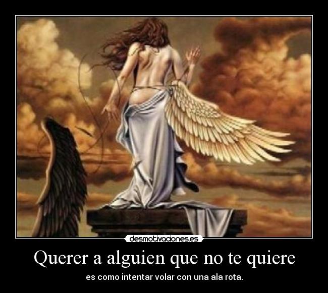 Querer a alguien que no te quiere -