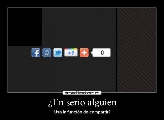 ¿En serio alguien -