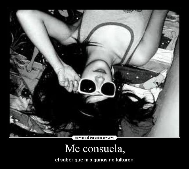 Me consuela, - 