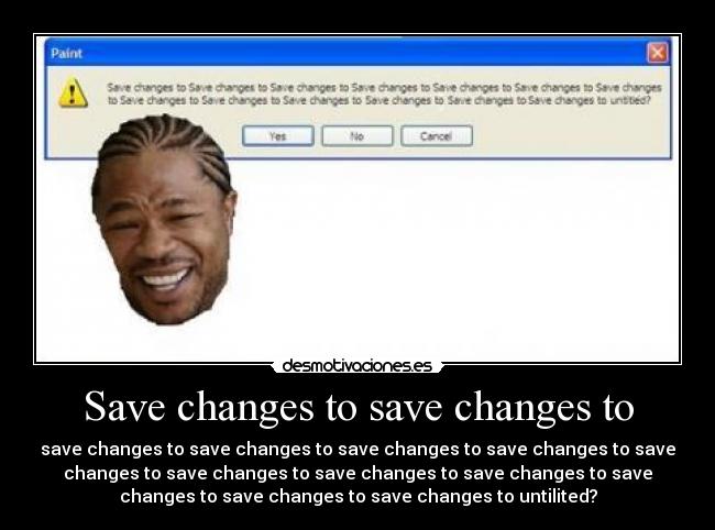 Save changes to save changes to - 