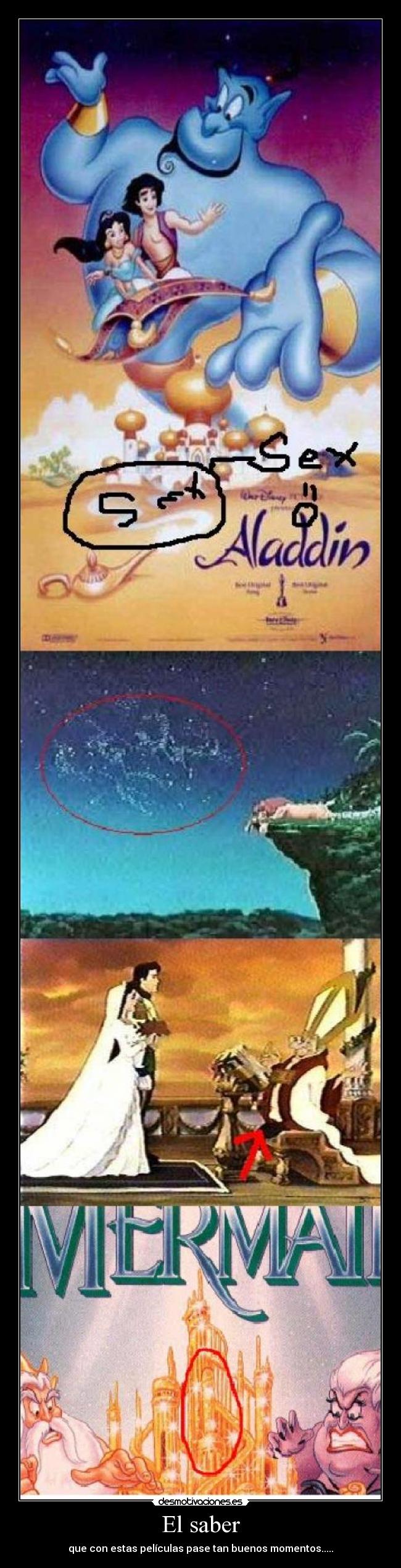 El saber - que con estas películas pase tan buenos momentos.....