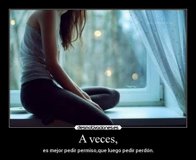 A veces, - 