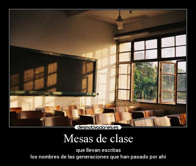 Mesas de clase - 