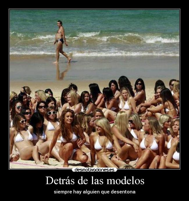Detrás de las modelos - 