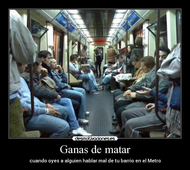 carteles metro tren barrio desmotivaciones