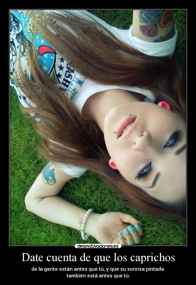 carteles los caprichos etc estaran antes que desmotivaciones