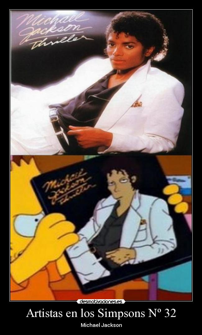 Artistas en los Simpsons Nº 32 - Michael Jackson