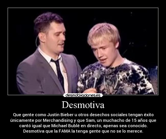 Imágenes y Carteles de BUBLE Desmotivaciones