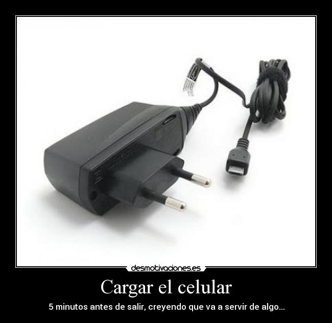 Cargar el celular -