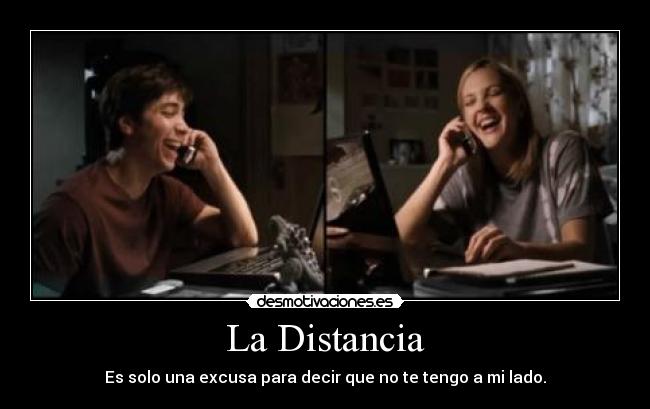 carteles distancia walkt distancia amor msn excusa desmotivaciones