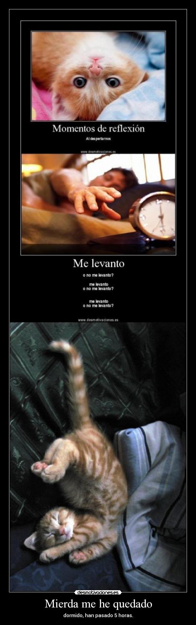 Mierda me he quedado -