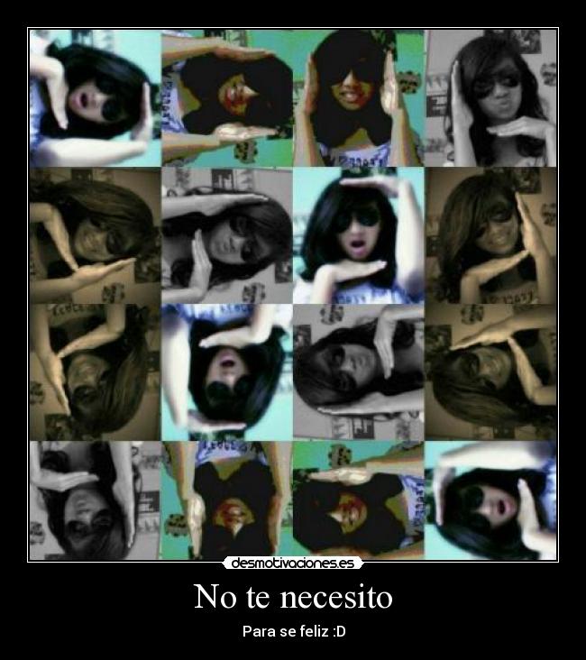 No te necesito - 