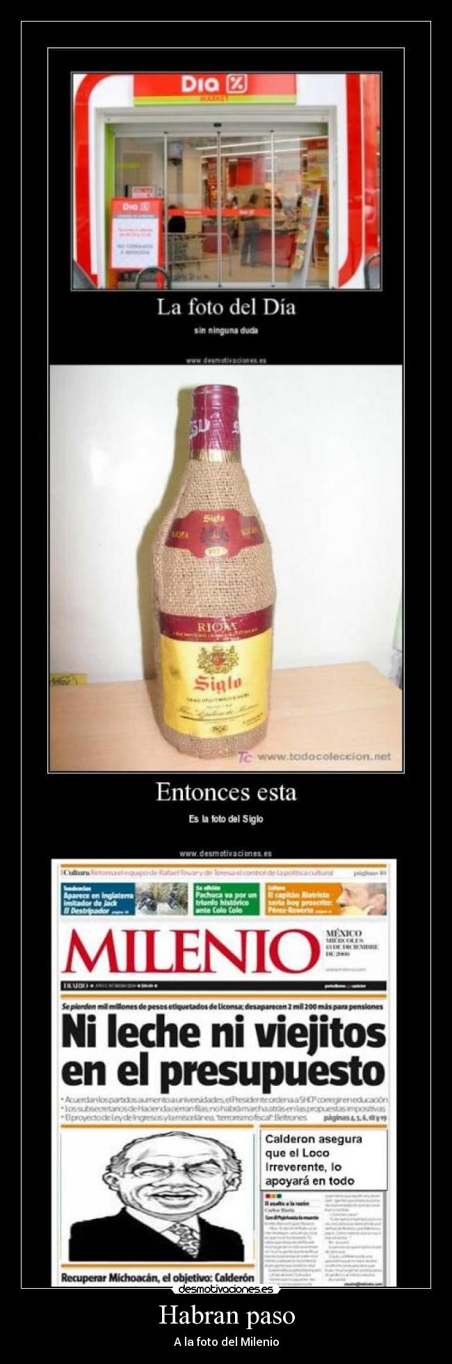 Habran paso - A la foto del Milenio