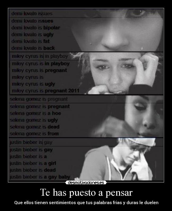 Te has puesto a pensar - 