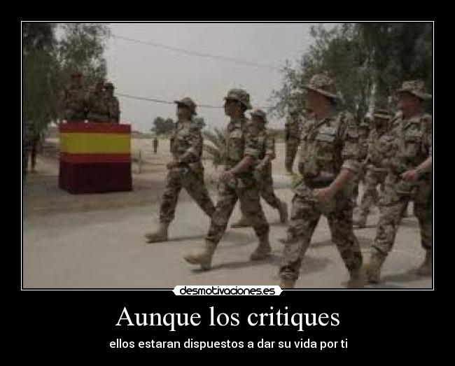 Aunque los critiques -