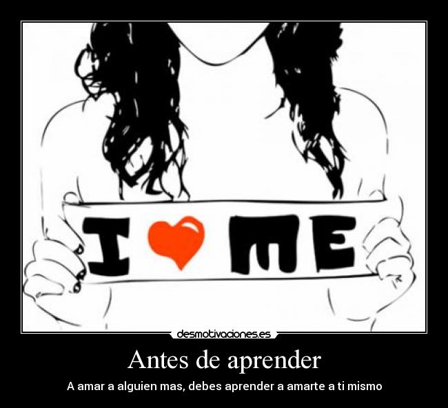 Antes de aprender -