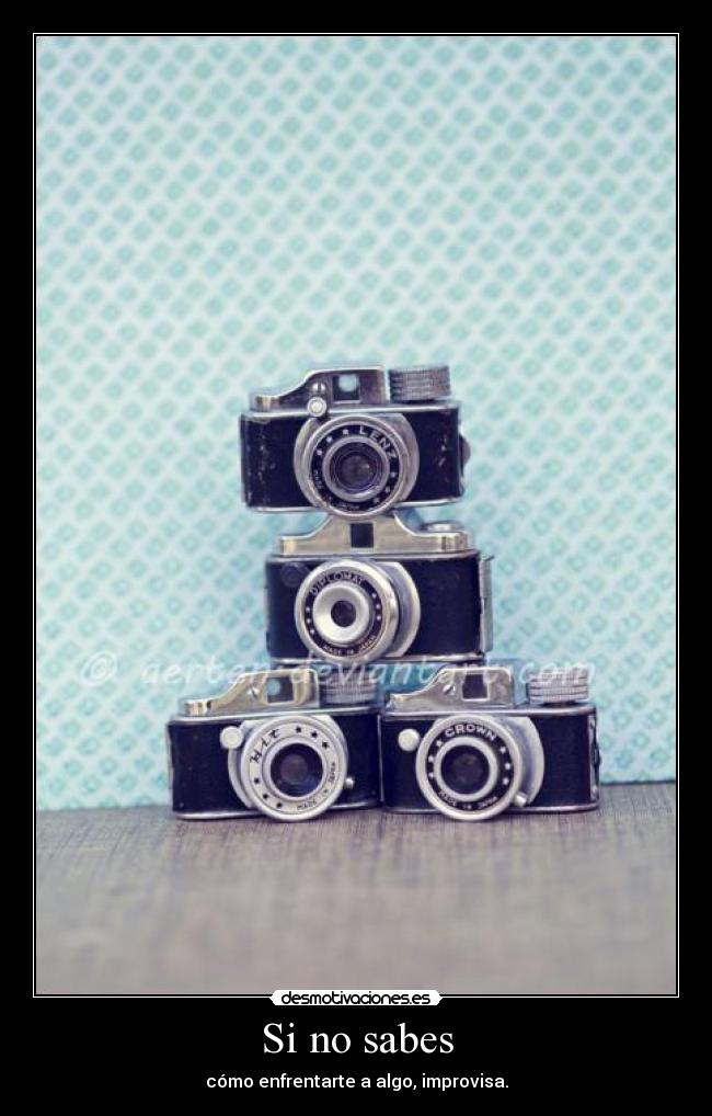 Si no sabes -