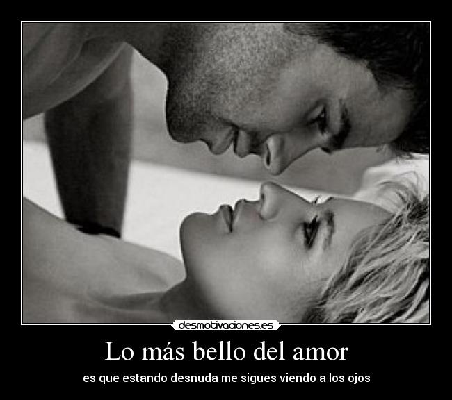 Lo más bello del amor -