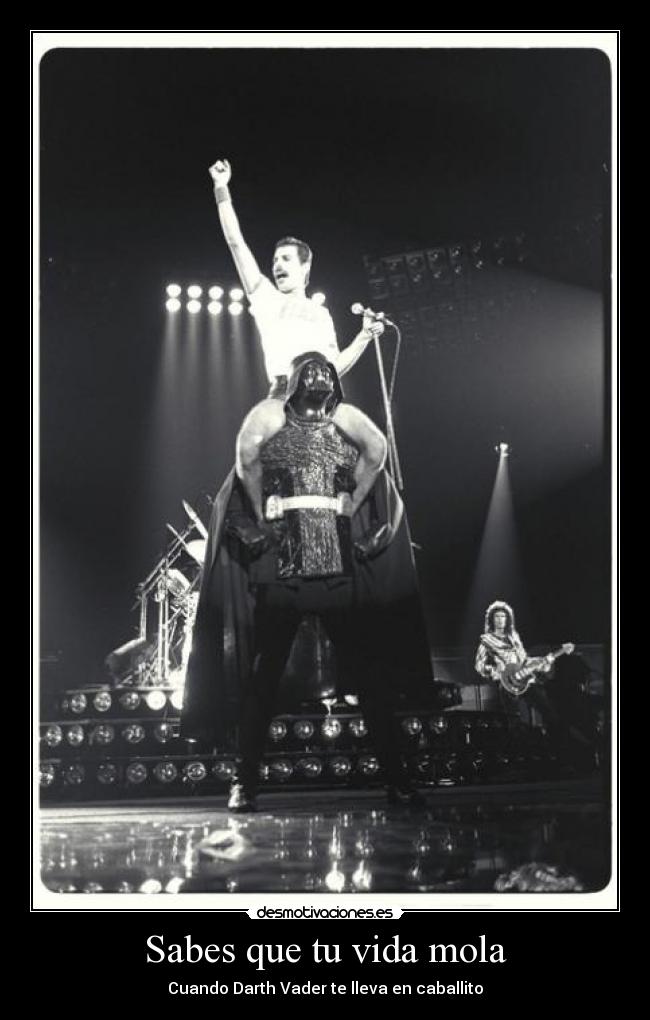 Sabes que tu vida mola - Cuando Darth Vader te lleva en caballito