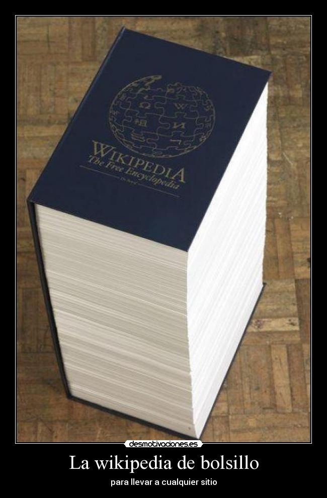 La wikipedia de bolsillo -
