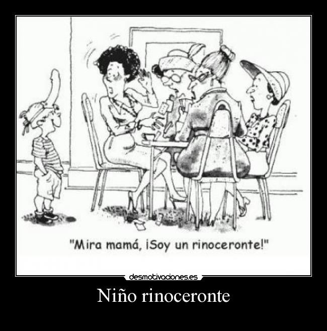 Niño rinoceronte -