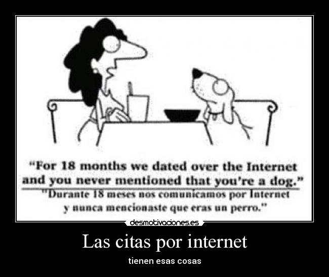 Las citas por internet - 