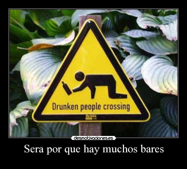 Sera por que hay muchos bares -