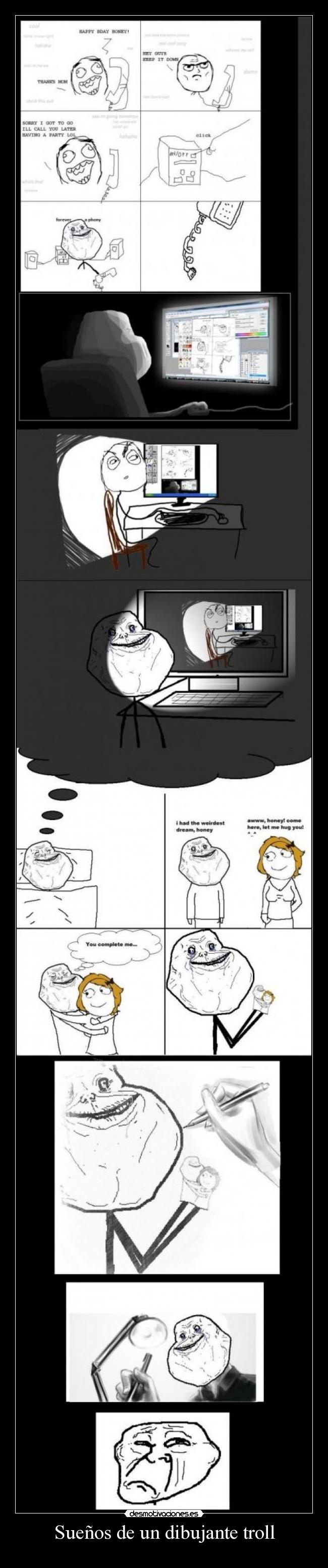 Sueños de un dibujante troll -