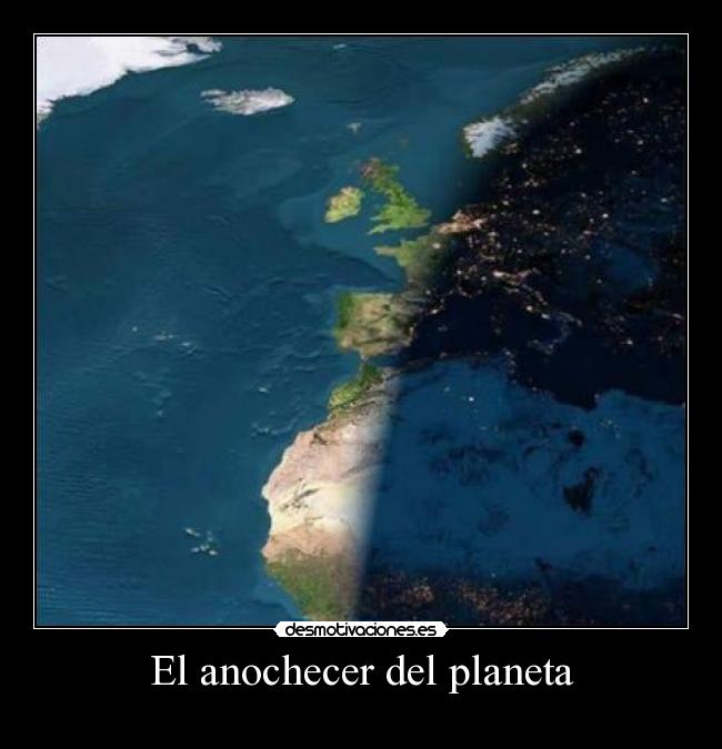 El anochecer del planeta - 