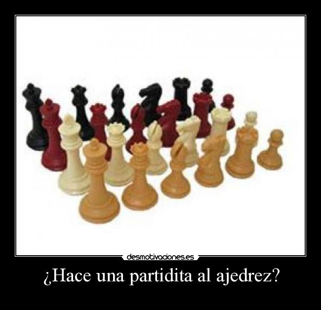 ¿Hace una partidita al ajedrez? - 