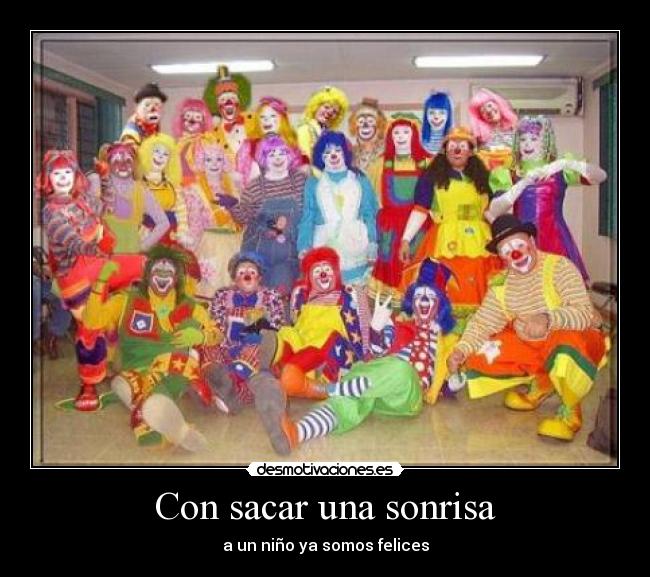 Con sacar una sonrisa -