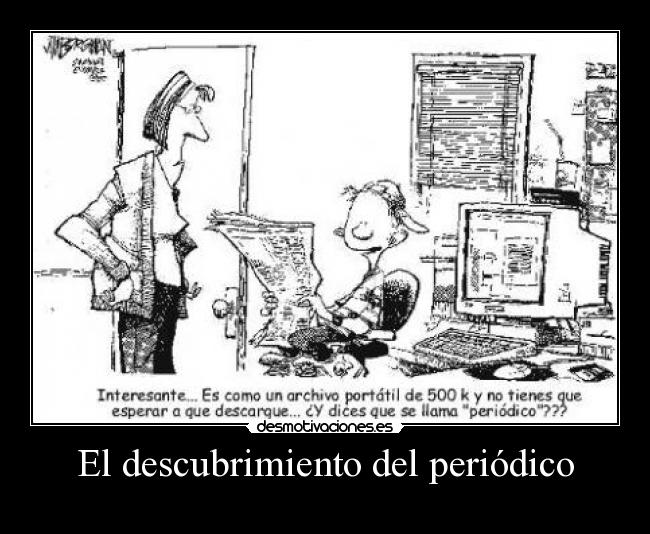 El descubrimiento del periódico -