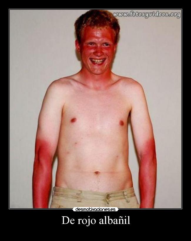 De rojo albañil - 